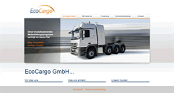 Desktop Screenshot of ecocargo.de